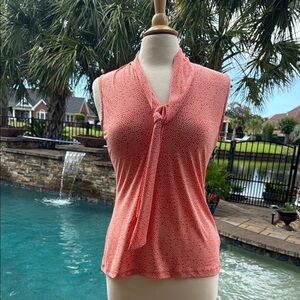 Banana Republic Women's Sleeveless Coral Top